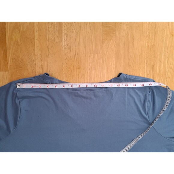 Zenana Long Sleeve V-Neck Pocket Tee Lot of 2 Blue & Black Women’s Size 2X - Picture 6 of 15